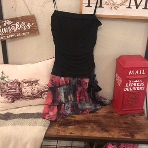 Strapless party dress. Size small
